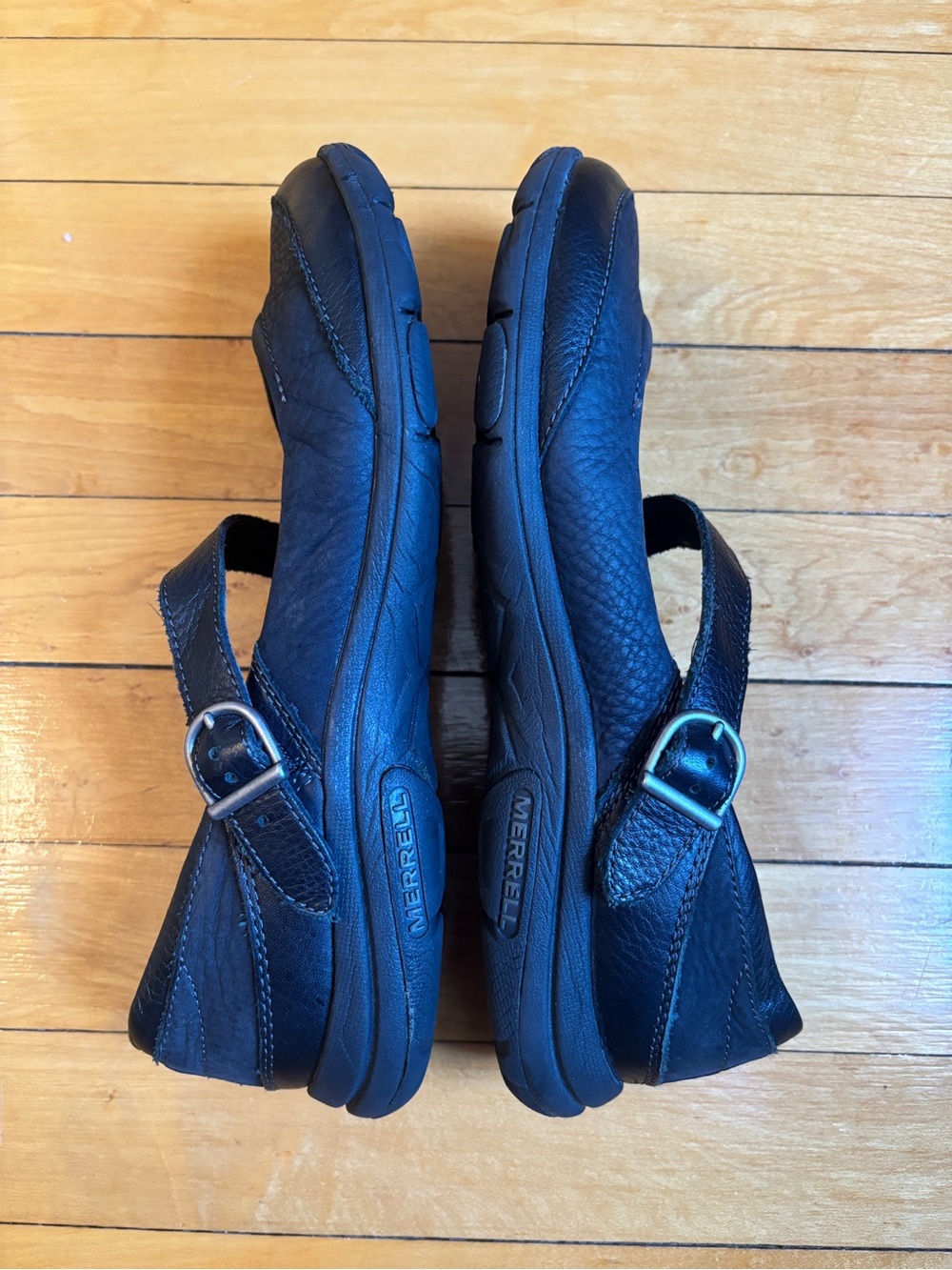 EUC Vintage Merrell Dassie MJ Black Leather Mary Jane Comfort Shoe | Women’s 8.5 - Picture 6 of 16